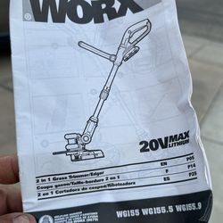 Worx 20 Volt Weed Eater