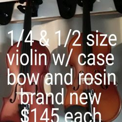 Brand New Solid Maple Wood Violin, Your Choice $145