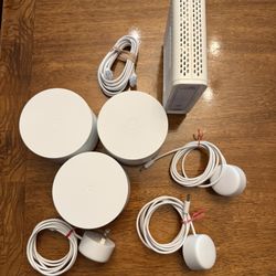3 Google WiFi Extenders & 1 Arris Surfboard Modem