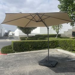 UMBRELLA - 10ft Umbrella Outdoor Patio Cantilever with Weights 
