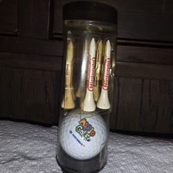 Vintage • NINTENDO 64 N64 • SUPER MARIO • Golf Ball & Golf Ball Tee Set • EMPLOYEE PROMO