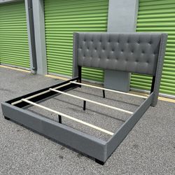King bed with frame