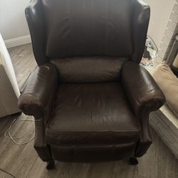 Leather Lazy boy recliner