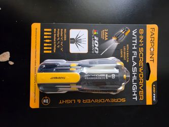 Farpoint 8-in-1 Screwdriver with Flashlight