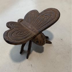 Vintage Cast Iron Butterfly Paper Weight