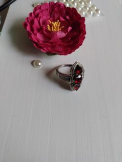 Vintage silver ring 8.5