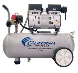 California Air Tools 5510SE Ultra Quiet Air Compressor 5.5 Gallon 1 HP w/ Hose