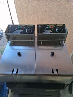 Deep fryer double