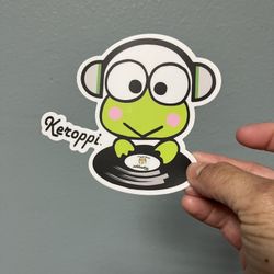 Keroppi Sticker Laptop Sticker Waterproof Stanley Water Jug 