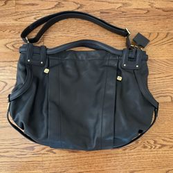 Tumi -Large Leather Black Tote (Luggage)