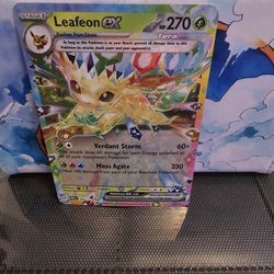 Leafeon Lovers EX holofoil bundle (pokemon tcg)