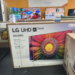 86”LG UHD 4K SMART TV