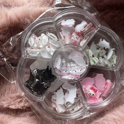 70 Pieces Hello Kitty & Friends Nail Charms 