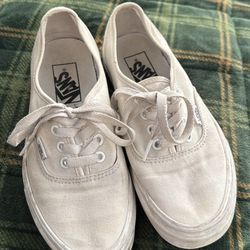Kids/Womens Authentic White Vans