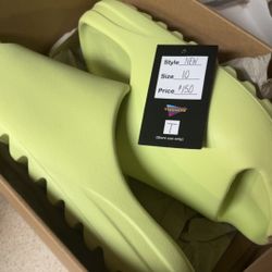 Size 10  yeezy slides