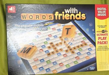 "Words With Friends" by Zynga Hasbro Board Game 