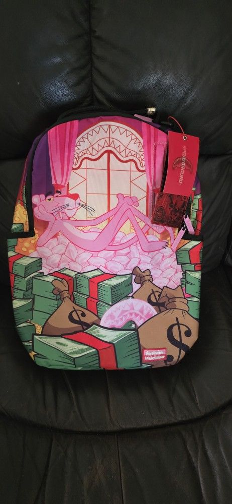 Pink Panther X Sprayground Backpack Collab
