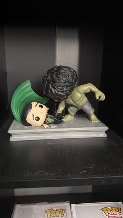 Funko Pop Hulk Smashing Loki Movie Moment