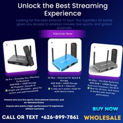 SuperBox S6 Ultra💥Max 💥Pro 💥⚡⚡⚡Ultimate TV Solution 💥💥