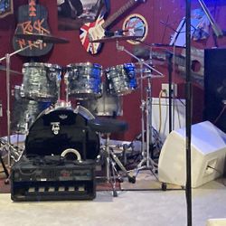 Pearl Vision 6 Piece With Demon Drive Double Kicks