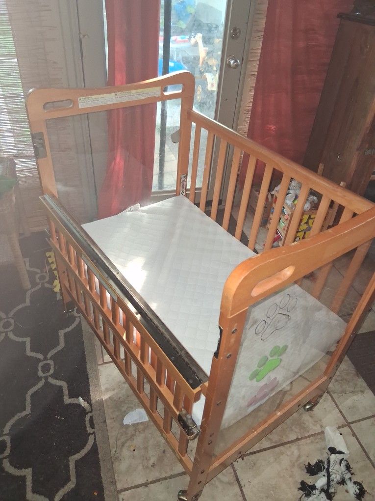 Wooden Baby Crib