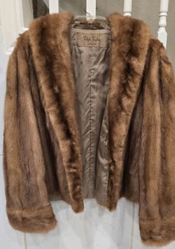 Ralph Rapley Houston Mink Fur Coat, size Regular.