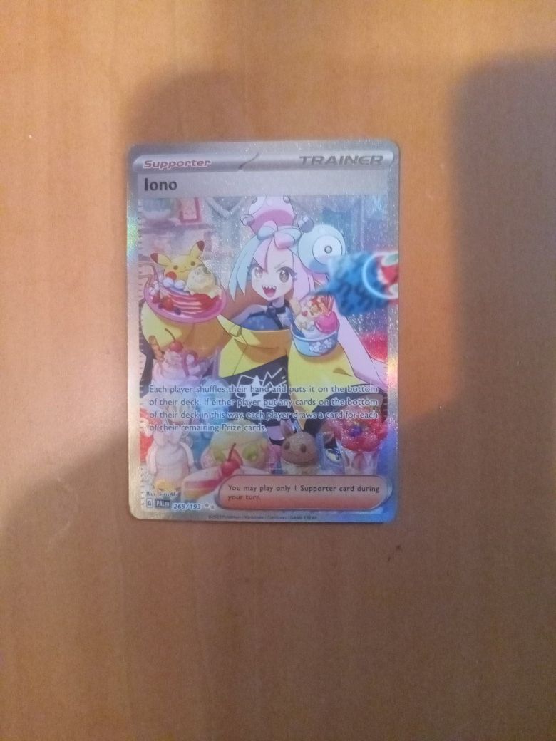 Pokemon Trainer Card Alt Art Secret Rare Lono