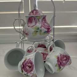 Rose Teapot Set