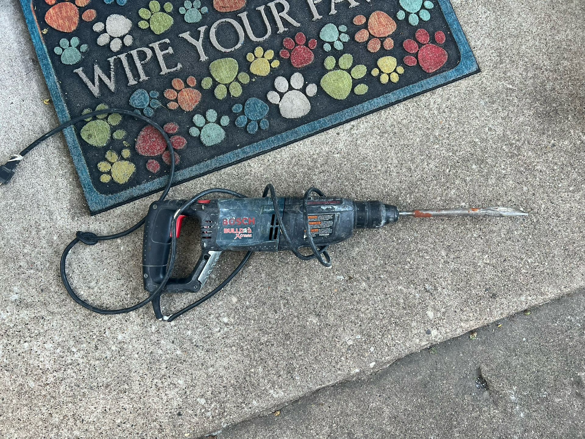 Bosch Bulldog Extreme Corded SDS Rotary Hammer Model 11255VSR