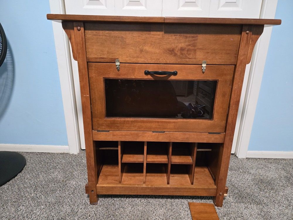 Antique Bar Cabinet