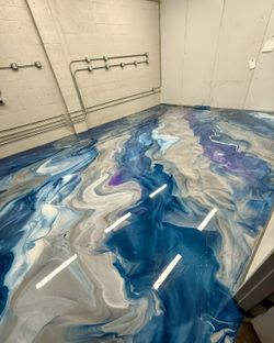 EXPOXY FLOOR (3 Layer Color)🎨