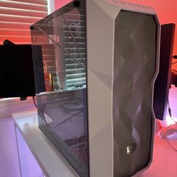 Cooler Master White PC Case – Clean & Modern 