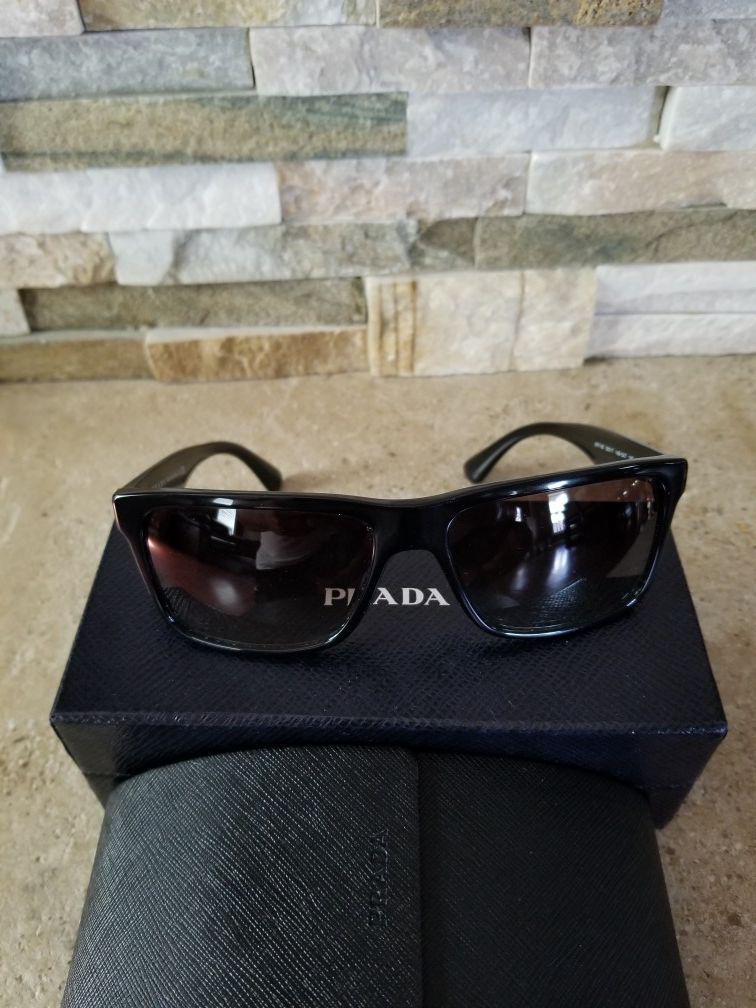 Authentic Prada Sunglasses SPR 19S Black 1AB-0A7 for Sale in Costa Mesa, CA  - OfferUp