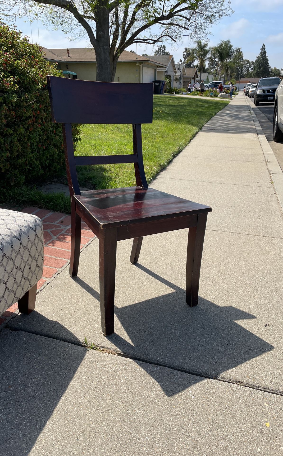6 Wooden Chairs World Market Brand $30each (valued $125)