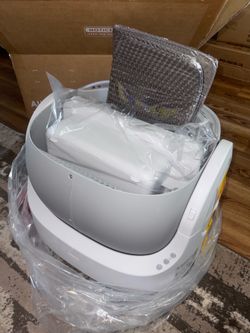AutoScooper Open-Top Automatic Self-Cleaning Cat Litter Box - Pull & Wrap, Odor-Free, Sealed Drawer Odor Traps, Up to 14 Days Scoop-Free, 6.5L/1.72Gal