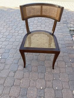 KLISMO MID CENTURY CANE DINING CHAIR