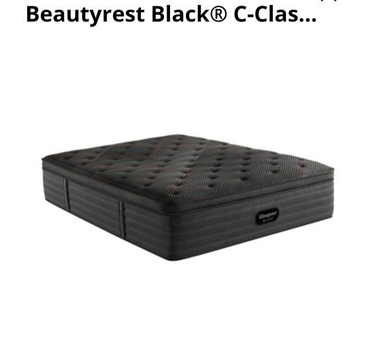 NEW!!..King Beayturest Black C- Class Mattresses