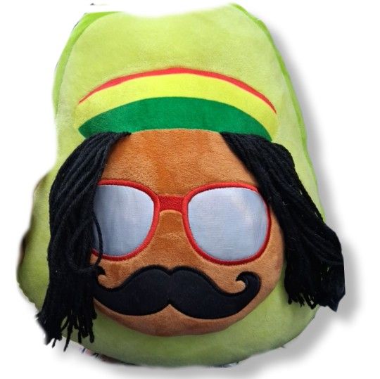 ReggaeStyle #RastaVibes #NoveltyBag #FunAccessories #KidsBackpack #UniqueStyle #EmojiLover #QuirkyBags


Reggae Rasta Emoji Plush Backpack – Mustache 