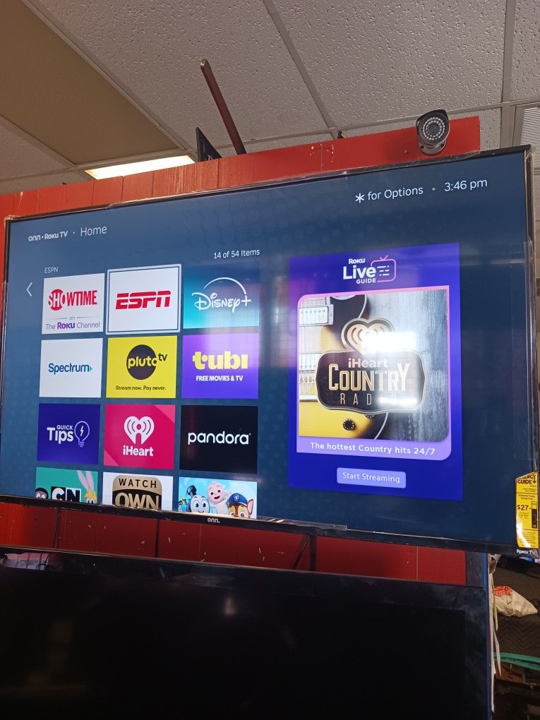 ONN 58 INCH ROKU 4K TV SMART