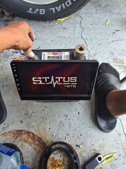Status Android radio 9" screen