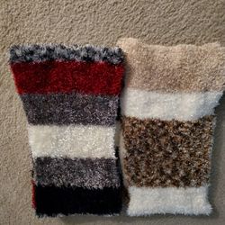 2 Beautiful Plush Shawls By St John's Bay