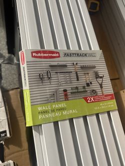 Fasttrack Garage Organization Slatwall Panel Wall Mounted Storage 