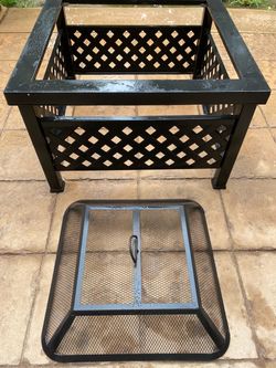 Halloween Creepy Decoration Prop Metal Fire Pit