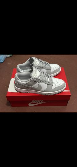 Nike dunk low retro white/grey fog size 8 men