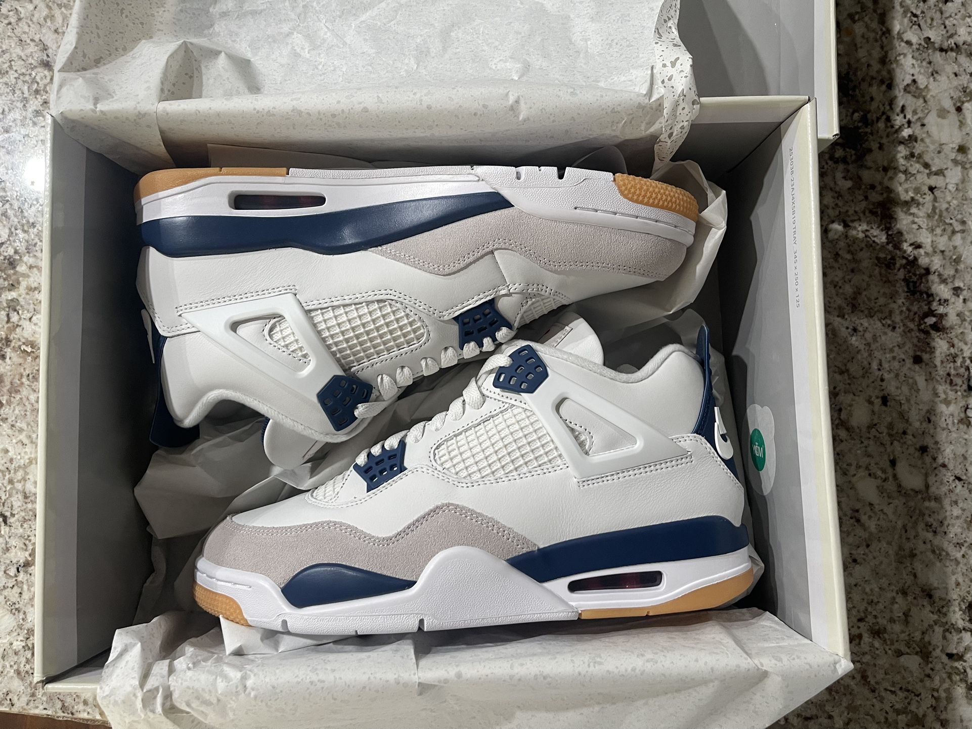 NIKE SB X JORDAN 4 RETRO SP NAVY Size 9.5 DS