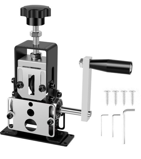 Manual Wire Stripping Machine 0.06''-0.98'' Copper Wire Stripper with Hand Crank