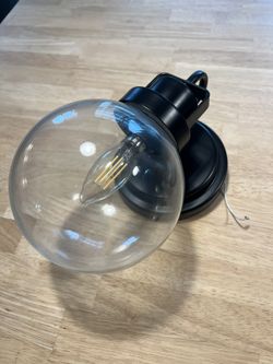 Black Sconce/Vanity Light