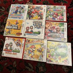 Nintendo 3ds games Mario yoshi smash bros