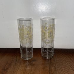 Bacardi Glass Cups 