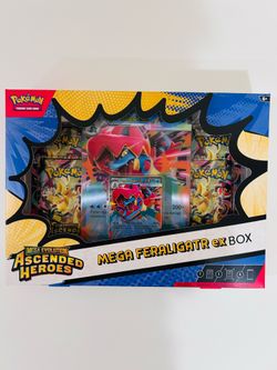 Pokemon Ascended Heroes Mega Feraligatr ex Box